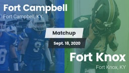 Matchup: Fort Campbell vs. Fort Knox  2020