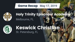 Recap: Holy Trinity Episcopal Academy vs. Keswick Christian  2019