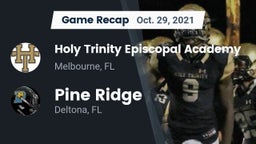 Recap: Holy Trinity Episcopal Academy vs. Pine Ridge  2021
