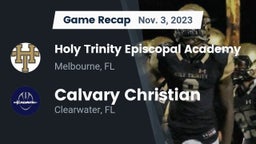 Recap: Holy Trinity Episcopal Academy vs. Calvary Christian  2023