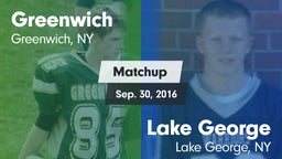 Matchup: Greenwich vs. Lake George  2016