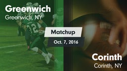 Matchup: Greenwich vs. Corinth  2016
