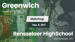 Matchup: Greenwich vs. Rensselaer HighSchool 2017