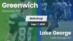 Matchup: Greenwich vs. Lake George  2018