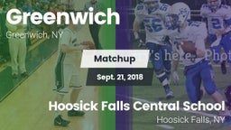 Matchup: Greenwich vs. Hoosick Falls Central School 2018