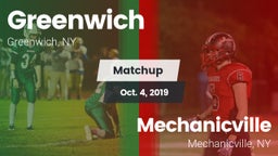 Matchup: Greenwich vs. Mechanicville  2019