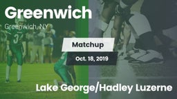 Matchup: Greenwich vs. Lake George/Hadley Luzerne 2019