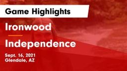 Ironwood  vs Independence  Game Highlights - Sept. 16, 2021
