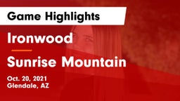 Ironwood  vs Sunrise Mountain  Game Highlights - Oct. 20, 2021