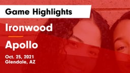 Ironwood  vs Apollo  Game Highlights - Oct. 25, 2021