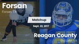 Matchup: Forsan vs. Reagan County  2017