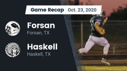 Recap: Forsan  vs. Haskell  2020
