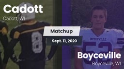 Matchup: Cadott vs. Boyceville  2020