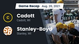 Recap: Cadott  vs. Stanley-Boyd  2021