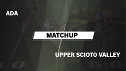 Matchup: Ada vs. Upper Scioto Valley  2016