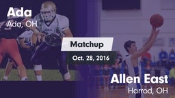 Matchup: Ada vs. Allen East  2016