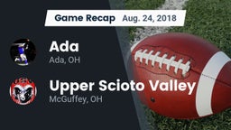 Recap: Ada  vs. Upper Scioto Valley  2018