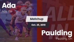 Matchup: Ada vs. Paulding  2019