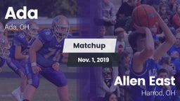 Matchup: Ada vs. Allen East  2019