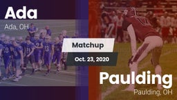 Matchup: Ada vs. Paulding  2020