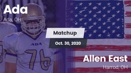 Matchup: Ada vs. Allen East  2020