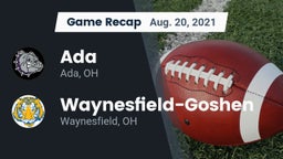 Recap: Ada  vs. Waynesfield-Goshen  2021