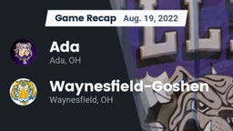Recap: Ada  vs. Waynesfield-Goshen  2022