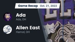 Recap: Ada  vs. Allen East  2022