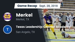 Recap: Merkel  vs. Texas Leadership Charter Academy  2018