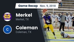 Recap: Merkel  vs. Coleman  2018