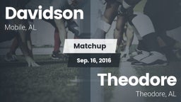 Matchup: Davidson vs. Theodore  2016