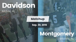 Matchup: Davidson vs. Montgomery  2016