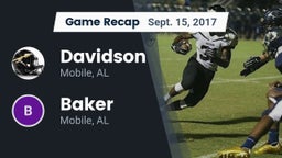 Recap: Davidson  vs. Baker  2017