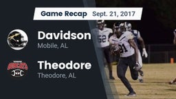 Recap: Davidson  vs. Theodore  2017