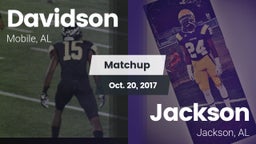 Matchup: Davidson vs. Jackson  2017