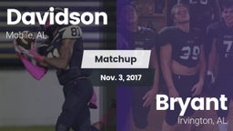 Matchup: Davidson vs.  Bryant  2017