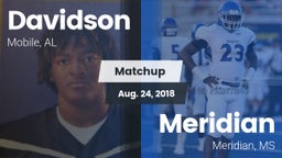 Matchup: Davidson vs. Meridian  2018