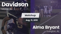 Matchup: Davidson vs. Alma Bryant  2018