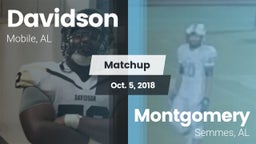 Matchup: Davidson vs. Montgomery  2018