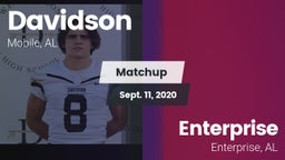 Matchup: Davidson vs. Enterprise  2020