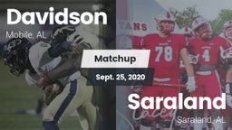 Matchup: Davidson vs. Saraland  2020