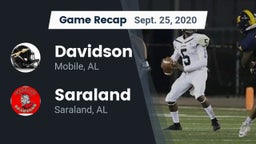 Recap: Davidson  vs. Saraland  2020
