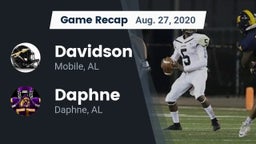 Recap: Davidson  vs. Daphne  2020