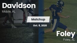 Matchup: Davidson vs. Foley  2020