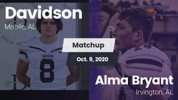 Matchup: Davidson vs. Alma Bryant  2020