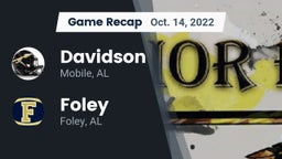 Recap: Davidson  vs. Foley  2022