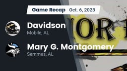 Recap: Davidson  vs. Mary G. Montgomery  2023