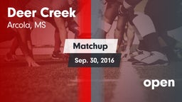 Matchup: Deer Creek vs. open 2016