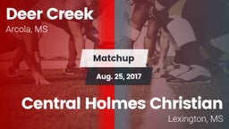 Matchup: Deer Creek vs. Central Holmes Christian  2017