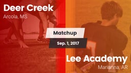 Matchup: Deer Creek vs. Lee Academy  2017